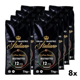 Koffiebonen Ristretto - Gran Maestro Italiano 8x1kg