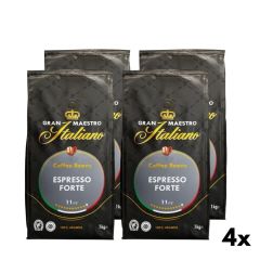 Koffiebonen Espresso Forte - Gran Maestro Italiano 4x1kg