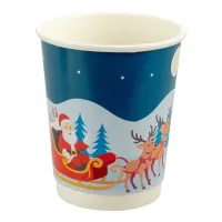Koffiebeker Dubbelwandig Santa Rendeer 200cc/8oz - 500 st/ds.