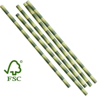 Rietjes - Papier (FSC®) - Bamboelook - 200mm - 200 stuks