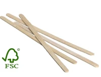 Houten Roerstokjes FSC 140mm 12.000 st/ds. (12 dzn à 1.000st)