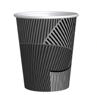 Trendy kartonnen koffiebeker 'Waves' 200cc/8oz - 1.000st.