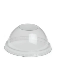 Dome deksel (PET) Ø78mm zonder opening - 1.000 st/ds.