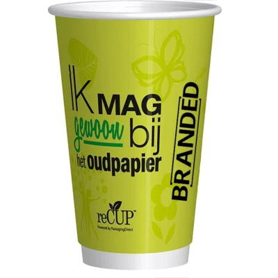 Dubbelwandige Beker bedrukken reCUP™ 400cc/16oz