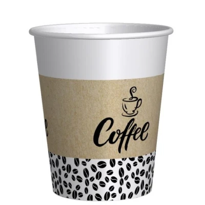 Kartonnen koffiebeker 'New Beans' 200cc/8oz - 1.000st.