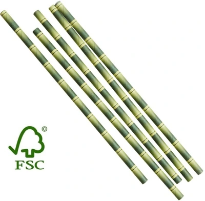 Rietjes - Papier (FSC®) - Bamboelook - 200mm - 200 stuks